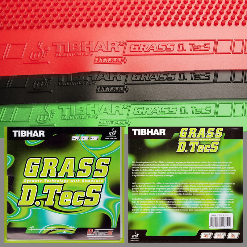 Table Tennis Rubber Protective Film - TIBHAR Grass D.TecS Masa Tenisi Lastik