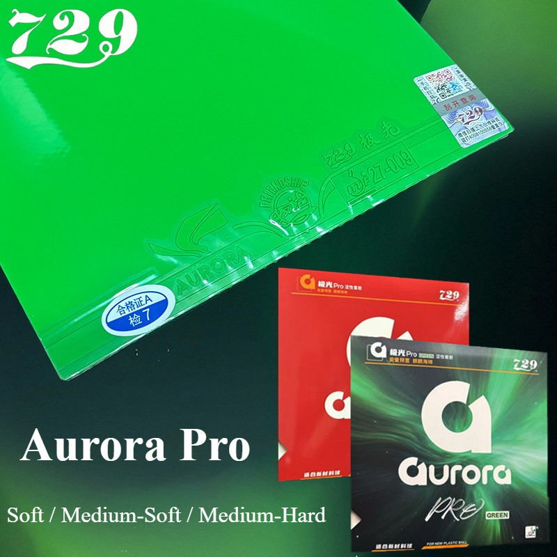 Table Tennis Rubber Protective Film - 729 Friendship Aurora Pro Yeşil Masa