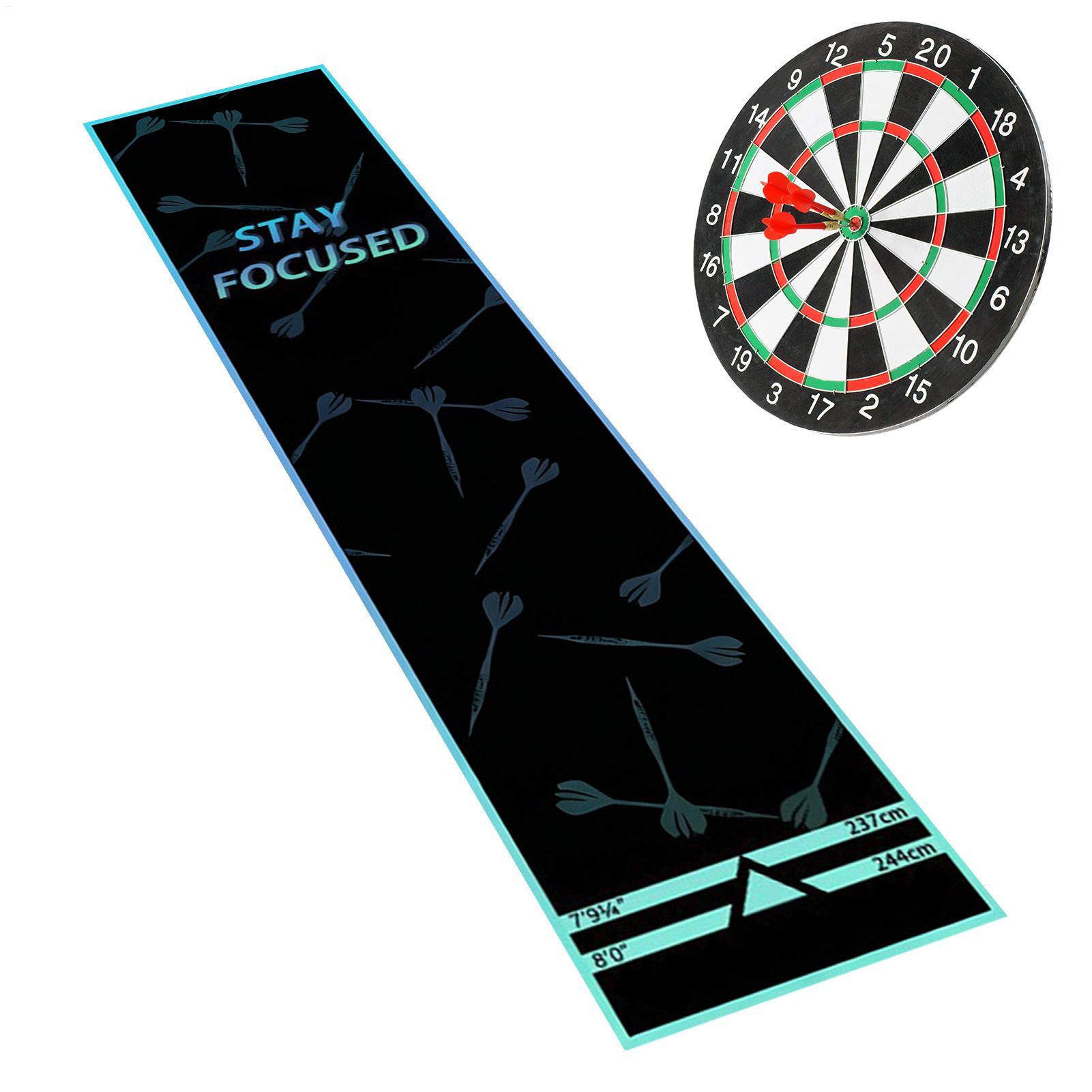 Throw Distance Board - Koruyucu Dart Halı Matı Dart Tahtası