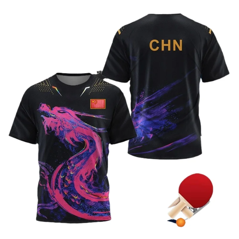 Table Tennis Xu Xin - ÇİN Ejderha Masa Tenisi Grafik T