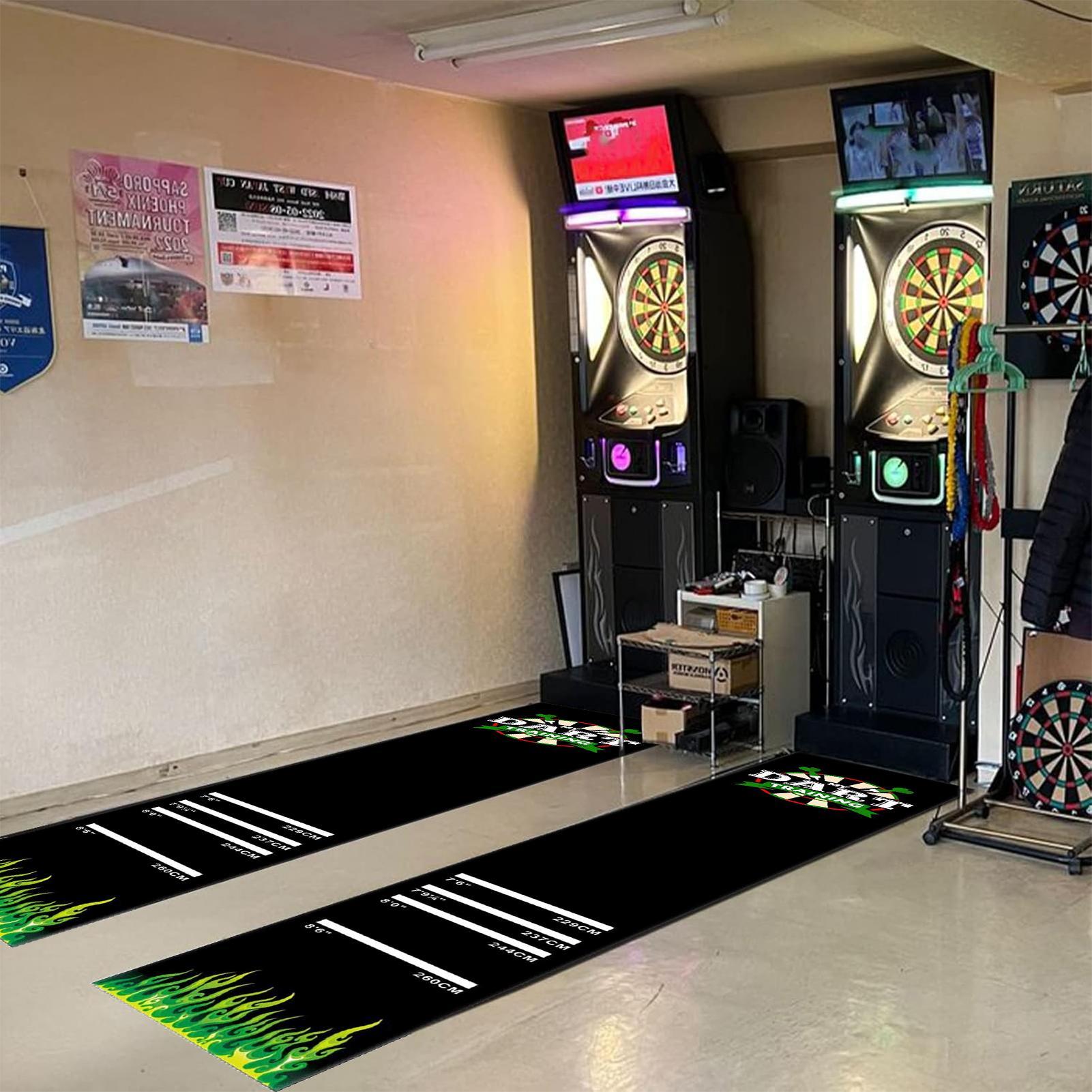 Throw Distance Board - Yeni Dart Mat Kaymaz Koruyucu Ped