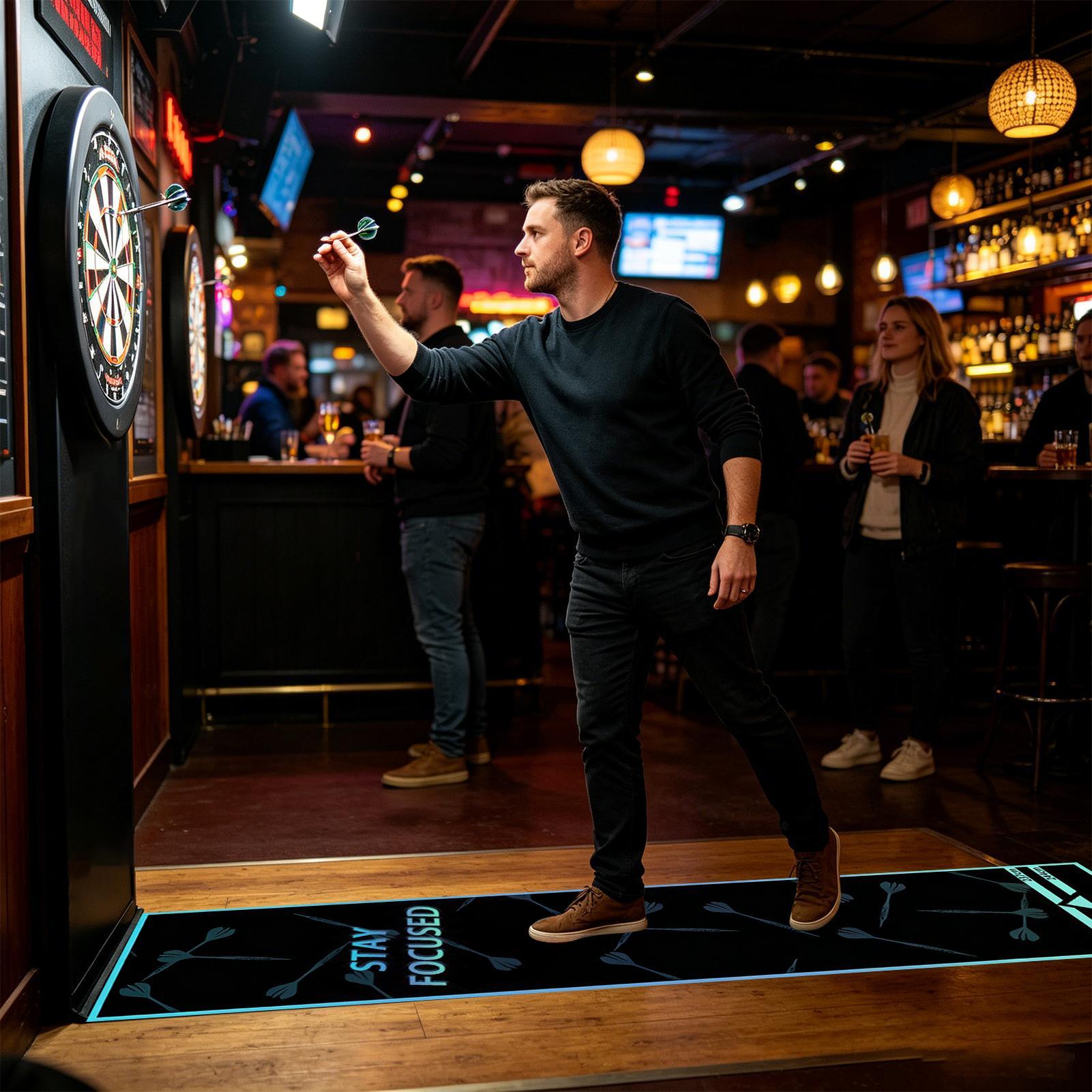 Atış Çizgili Dart Matı Kristal - Throw Distance Board incelemesi ve fiyatı