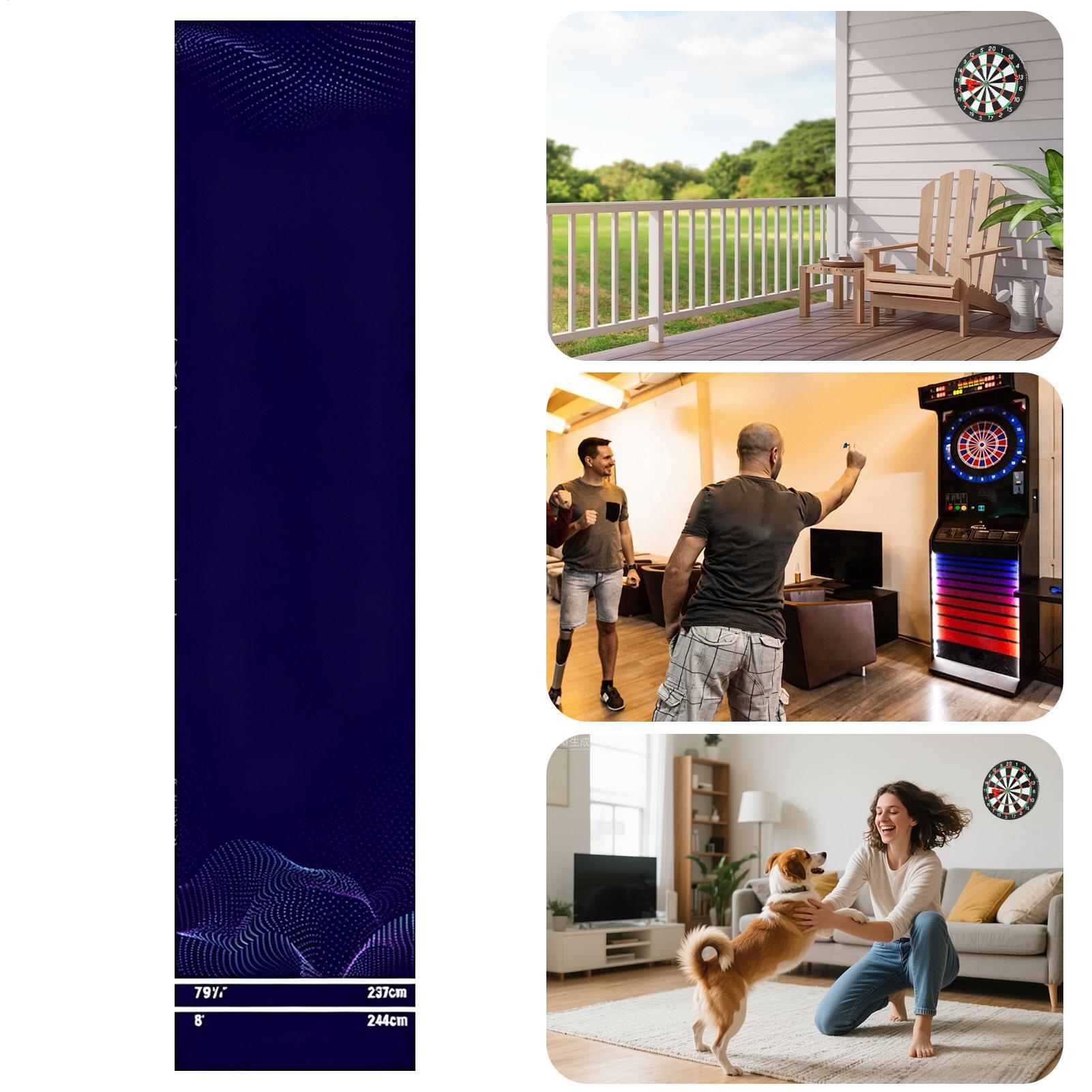 Atış Çizgili Dart Matı Kristal - Throw Distance Board incelemesi ve fiyatı