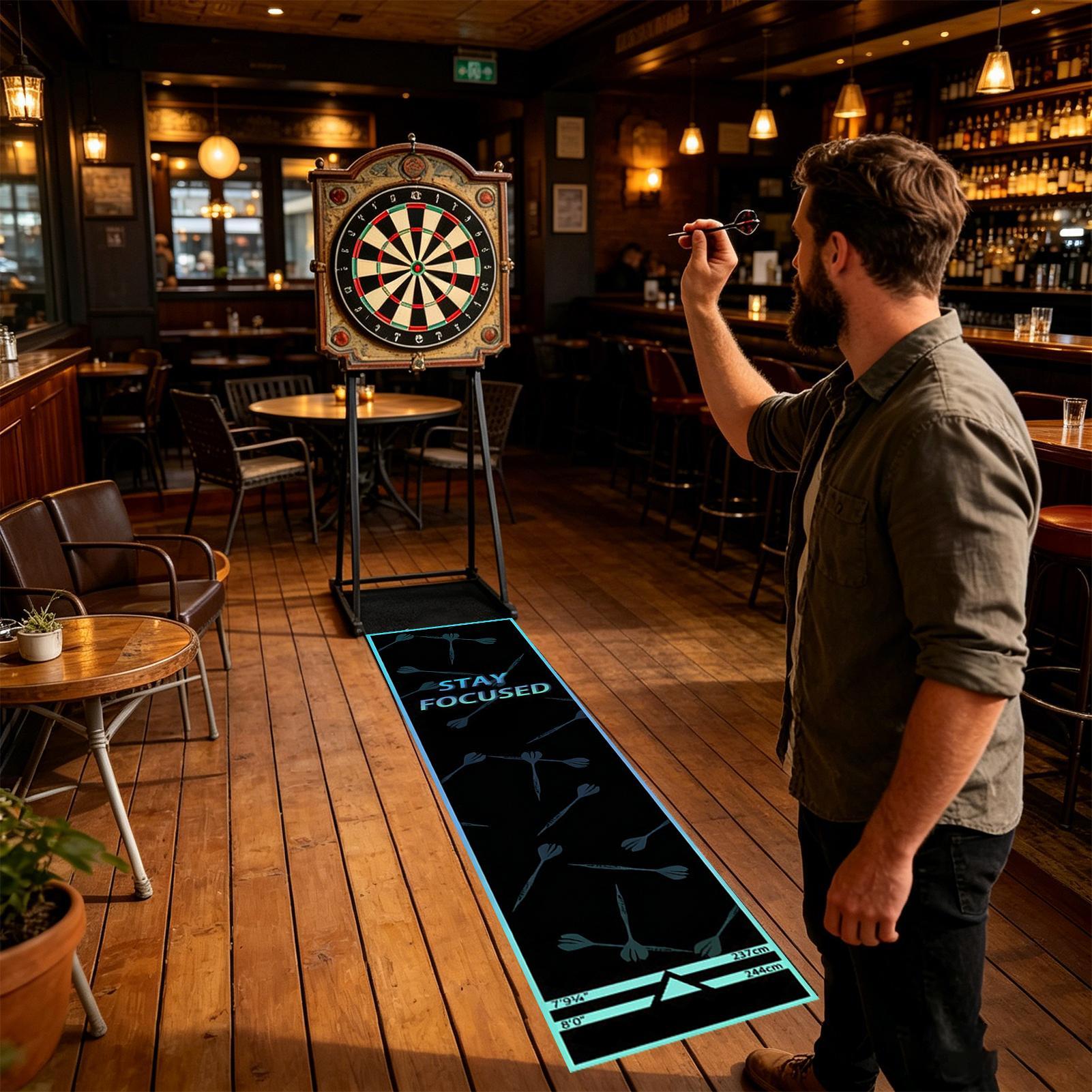 Koruyucu Dart Halı Matı Dart T - Throw Distance Board incelemesi ve fiyatı