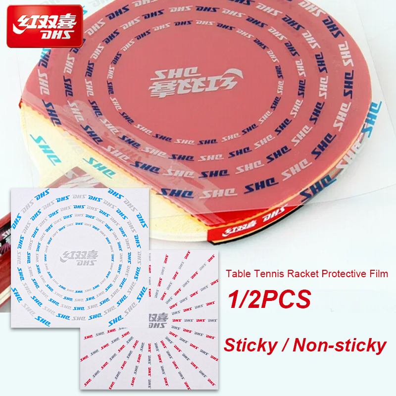 1/2 adet DHS masa tenisi raket - Table Tennis Rubber Protective Film incelemesi ve fiyatı