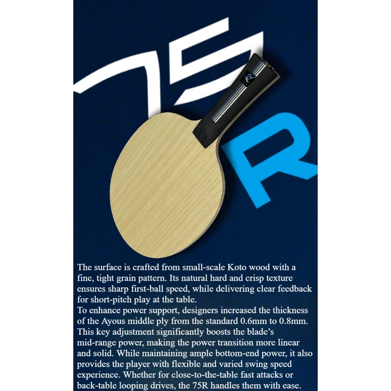 SANWEI 75R 5+2 Dış H-GLC Masa  - Table Tennis Blade incelemesi ve fiyatı