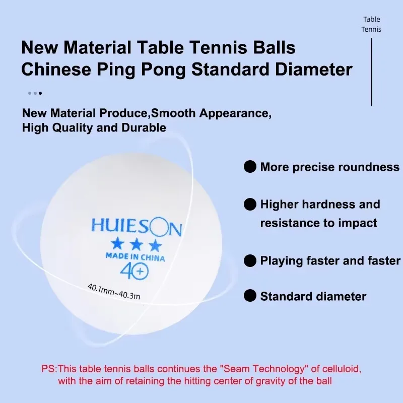 100 Adet Huieson Mavi Logolu M - Table Tennis Pc incelemesi ve fiyatı